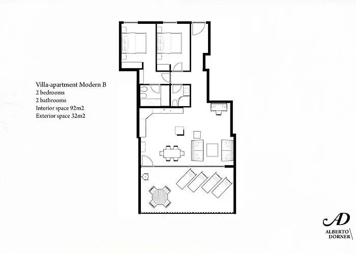 Ad Alberto Dorner - Modern Apartman